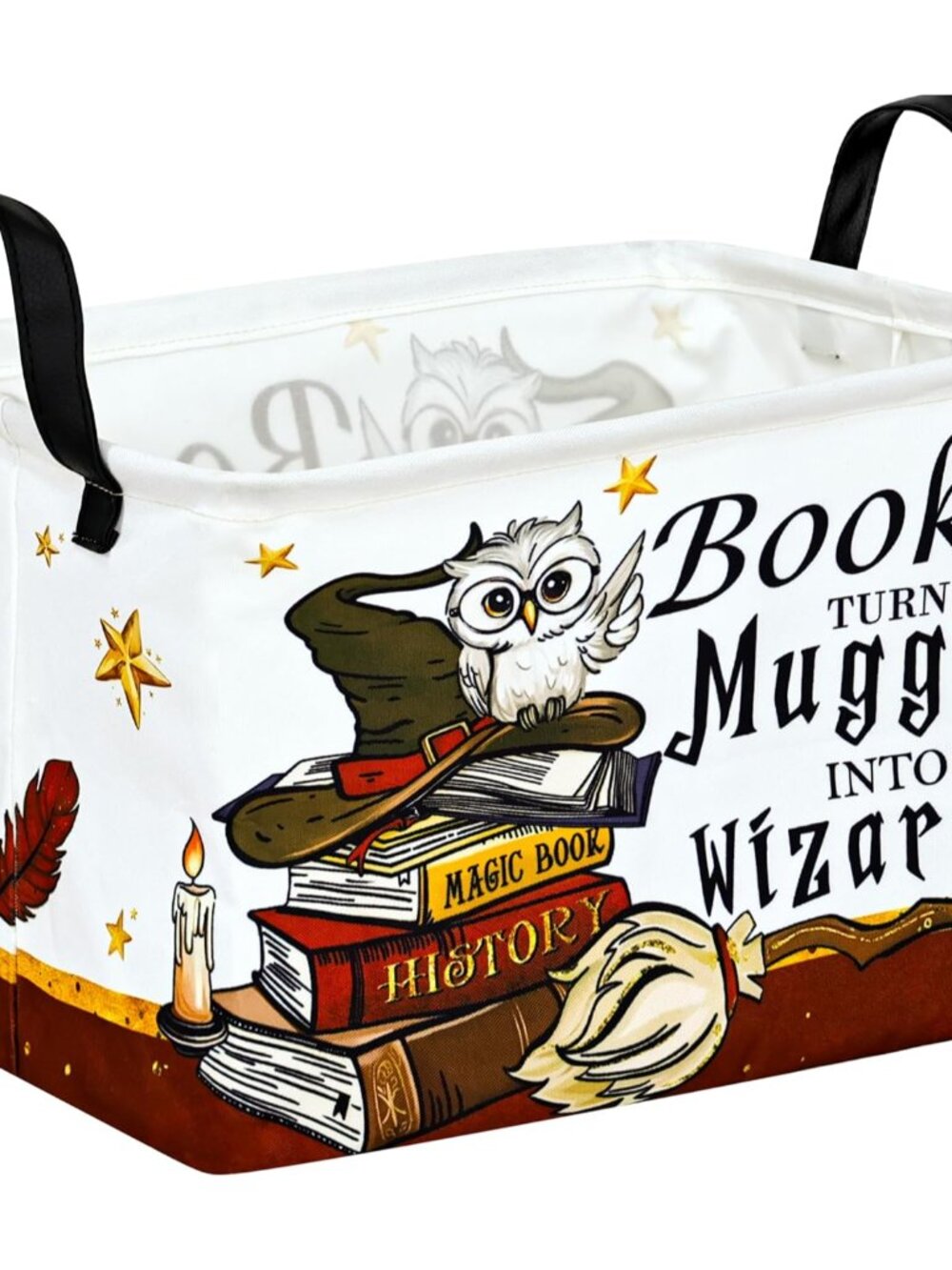 Kids Reading Book Storage Basket Book Organizer for Nursery Classroom Gifts Toys